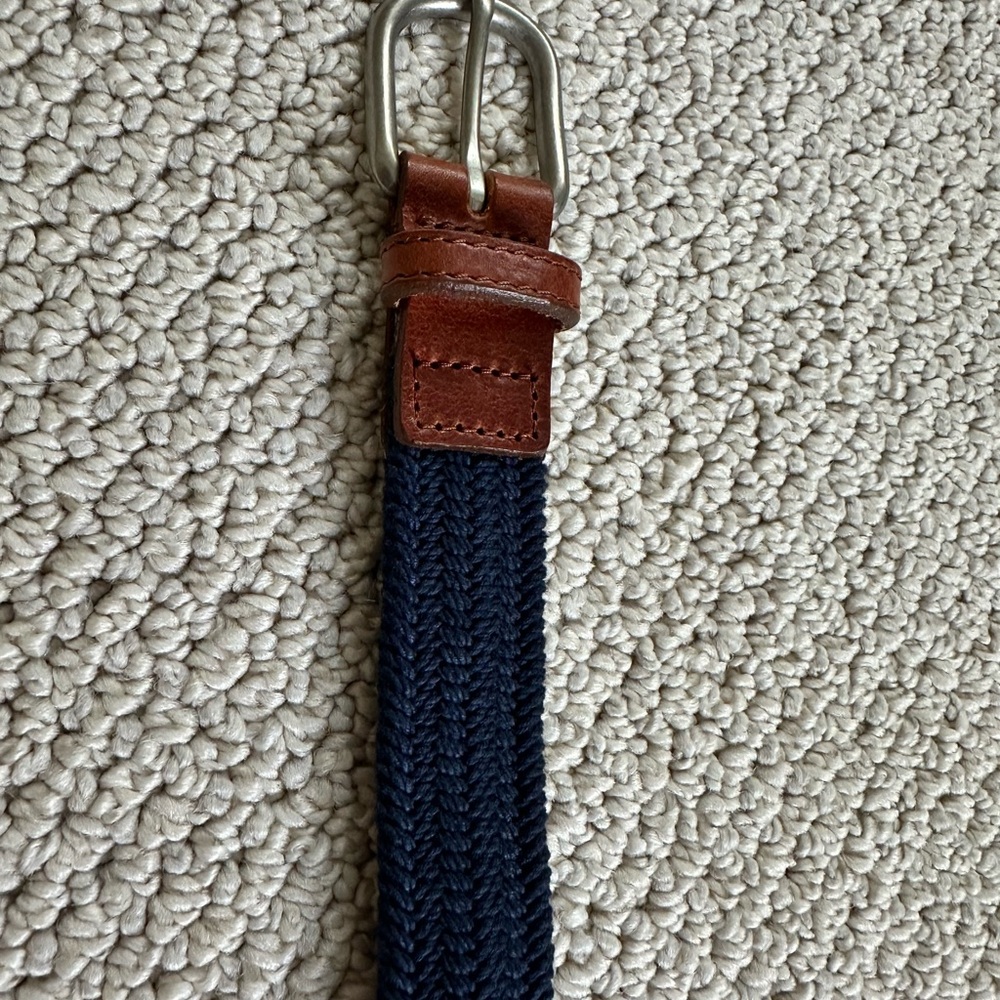 Crewcuts Blue and Brown Belts for Kids